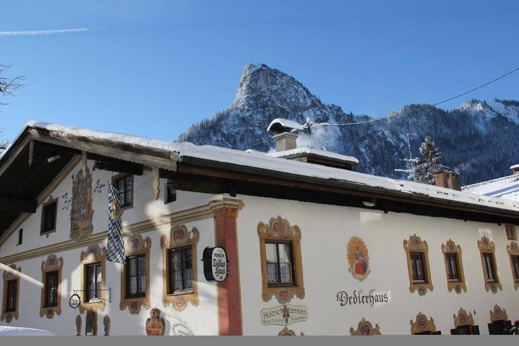 Dedlerhaus Hotel Oberammergau Kültér fotó